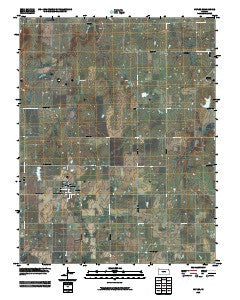 Hepler Kansas Historical topographic map, 1:24000 scale, 7.5 X 7.5 Minute, Year 2009