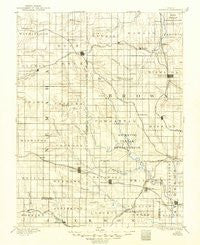 Hiawatha Kansas Historical topographic map, 1:125000 scale, 30 X 30 Minute, Year 1894