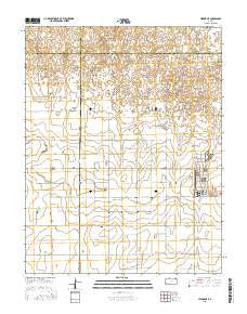 Hickok NE Kansas Current topographic map, 1:24000 scale, 7.5 X 7.5 Minute, Year 2015