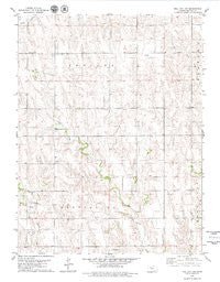 Hill City NW Kansas Historical topographic map, 1:24000 scale, 7.5 X 7.5 Minute, Year 1979