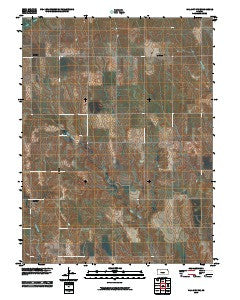 Hill City NW Kansas Historical topographic map, 1:24000 scale, 7.5 X 7.5 Minute, Year 2010