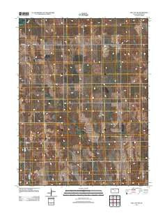 Hill City NW Kansas Historical topographic map, 1:24000 scale, 7.5 X 7.5 Minute, Year 2012
