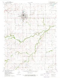 Hillsboro Kansas Historical topographic map, 1:24000 scale, 7.5 X 7.5 Minute, Year 1971