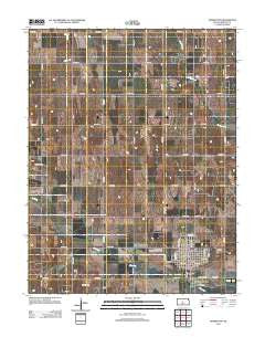 Hoisington Kansas Historical topographic map, 1:24000 scale, 7.5 X 7.5 Minute, Year 2012