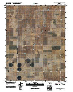 Horse Thief Canyon SW Kansas Historical topographic map, 1:24000 scale, 7.5 X 7.5 Minute, Year 2009