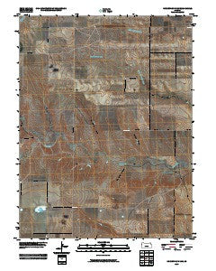 Horsethief Draw Kansas Historical topographic map, 1:24000 scale, 7.5 X 7.5 Minute, Year 2009