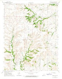 Howard NW Kansas Historical topographic map, 1:24000 scale, 7.5 X 7.5 Minute, Year 1964