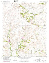 Howard NW Kansas Historical topographic map, 1:24000 scale, 7.5 X 7.5 Minute, Year 1964