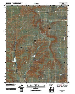 Howard NW Kansas Historical topographic map, 1:24000 scale, 7.5 X 7.5 Minute, Year 2010