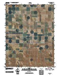 Hoxie NE Kansas Historical topographic map, 1:24000 scale, 7.5 X 7.5 Minute, Year 2009