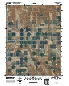 Hoxie NW Kansas Historical topographic map, 1:24000 scale, 7.5 X 7.5 Minute, Year 2009
