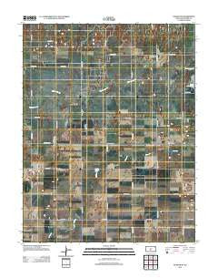 Hudson SE Kansas Historical topographic map, 1:24000 scale, 7.5 X 7.5 Minute, Year 2012