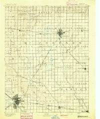 Hutchinson Kansas Historical topographic map, 1:125000 scale, 30 X 30 Minute, Year 1893