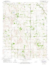 Hutchinson NW Kansas Historical topographic map, 1:24000 scale, 7.5 X 7.5 Minute, Year 1965