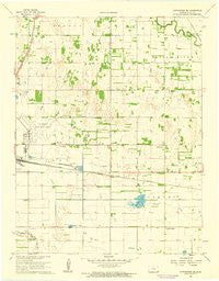 Hutchinson SE Kansas Historical topographic map, 1:24000 scale, 7.5 X 7.5 Minute, Year 1961