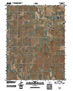 Idana Kansas Historical topographic map, 1:24000 scale, 7.5 X 7.5 Minute, Year 2009
