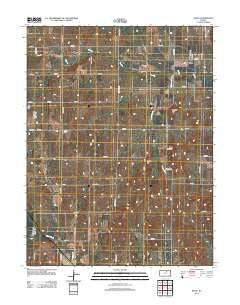 Idana Kansas Historical topographic map, 1:24000 scale, 7.5 X 7.5 Minute, Year 2012