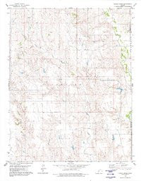 Indian Creek Kansas Historical topographic map, 1:24000 scale, 7.5 X 7.5 Minute, Year 1980
