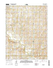 Industry Kansas Current topographic map, 1:24000 scale, 7.5 X 7.5 Minute, Year 2015