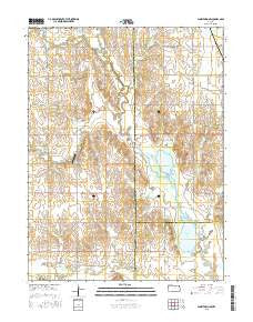 Jamestown NW Kansas Current topographic map, 1:24000 scale, 7.5 X 7.5 Minute, Year 2015