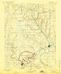 Junction City Kansas Historical topographic map, 1:125000 scale, 30 X 30 Minute, Year 1894