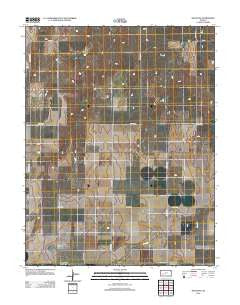 Kalvesta Kansas Historical topographic map, 1:24000 scale, 7.5 X 7.5 Minute, Year 2012