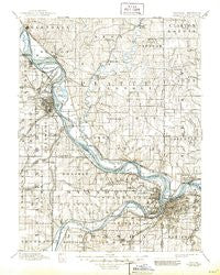Kansas City Missouri Historical topographic map, 1:125000 scale, 30 X 30 Minute, Year 1894
