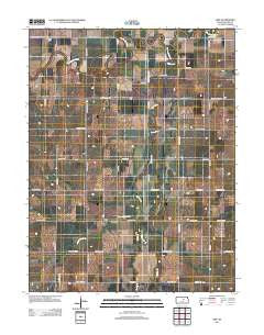 Kipp Kansas Historical topographic map, 1:24000 scale, 7.5 X 7.5 Minute, Year 2012