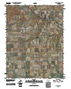 La Crosse NW Kansas Historical topographic map, 1:24000 scale, 7.5 X 7.5 Minute, Year 2009