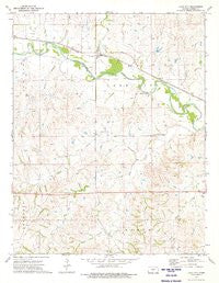 Lake City Kansas Historical topographic map, 1:24000 scale, 7.5 X 7.5 Minute, Year 1973