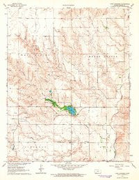 Lake Larrabee Kansas Historical topographic map, 1:24000 scale, 7.5 X 7.5 Minute, Year 1963