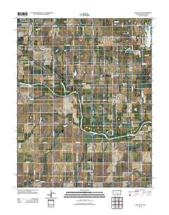 Lake Afton Kansas Historical topographic map, 1:24000 scale, 7.5 X 7.5 Minute, Year 2012