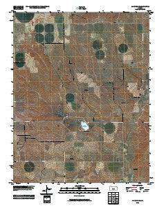 Lake Meade Kansas Historical topographic map, 1:24000 scale, 7.5 X 7.5 Minute, Year 2010