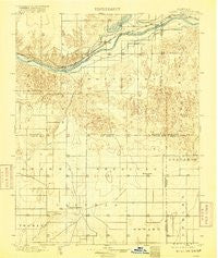 Lakin Kansas Historical topographic map, 1:125000 scale, 30 X 30 Minute, Year 1900