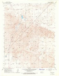 Lakin SE Kansas Historical topographic map, 1:24000 scale, 7.5 X 7.5 Minute, Year 1966
