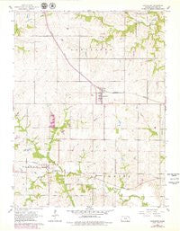 Lancaster Kansas Historical topographic map, 1:24000 scale, 7.5 X 7.5 Minute, Year 1961