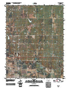 Lang Kansas Historical topographic map, 1:24000 scale, 7.5 X 7.5 Minute, Year 2009
