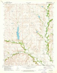 Lapland Kansas Historical topographic map, 1:24000 scale, 7.5 X 7.5 Minute, Year 1971