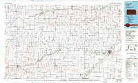 Larned Kansas Historical topographic map, 1:100000 scale, 30 X 60 Minute, Year 1985