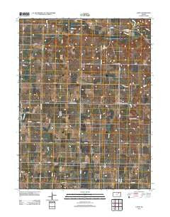 Lasita Kansas Historical topographic map, 1:24000 scale, 7.5 X 7.5 Minute, Year 2012