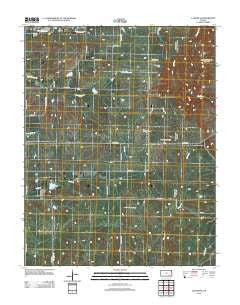 Latham SE Kansas Historical topographic map, 1:24000 scale, 7.5 X 7.5 Minute, Year 2012