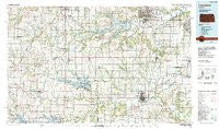 Lawrence Kansas Historical topographic map, 1:100000 scale, 30 X 60 Minute, Year 1983