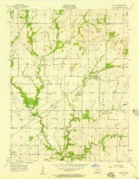 Le Loup Kansas Historical topographic map, 1:24000 scale, 7.5 X 7.5 Minute, Year 1956