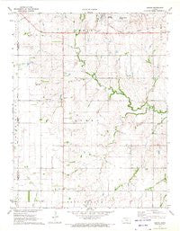 Lehigh Kansas Historical topographic map, 1:24000 scale, 7.5 X 7.5 Minute, Year 1971