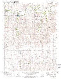 Lenora East Kansas Historical topographic map, 1:24000 scale, 7.5 X 7.5 Minute, Year 1978