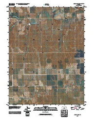 Lenora East Kansas Historical topographic map, 1:24000 scale, 7.5 X 7.5 Minute, Year 2009