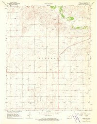 Liberal NW Kansas Historical topographic map, 1:24000 scale, 7.5 X 7.5 Minute, Year 1968