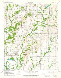 Liberty Kansas Historical topographic map, 1:24000 scale, 7.5 X 7.5 Minute, Year 1962