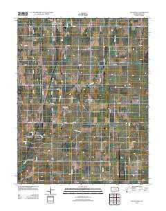 Lincolnville Kansas Historical topographic map, 1:24000 scale, 7.5 X 7.5 Minute, Year 2012