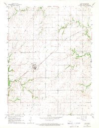 Linn Kansas Historical topographic map, 1:24000 scale, 7.5 X 7.5 Minute, Year 1968